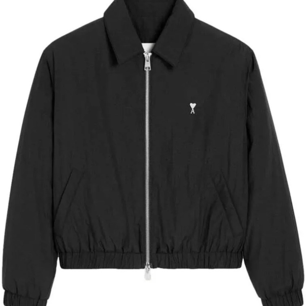 Ami Black Bomber Jacket